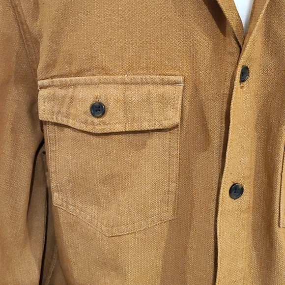 Mens Goodfellow and Co shirt jean material like  jacket casual party sweater - Picture 3 of 8